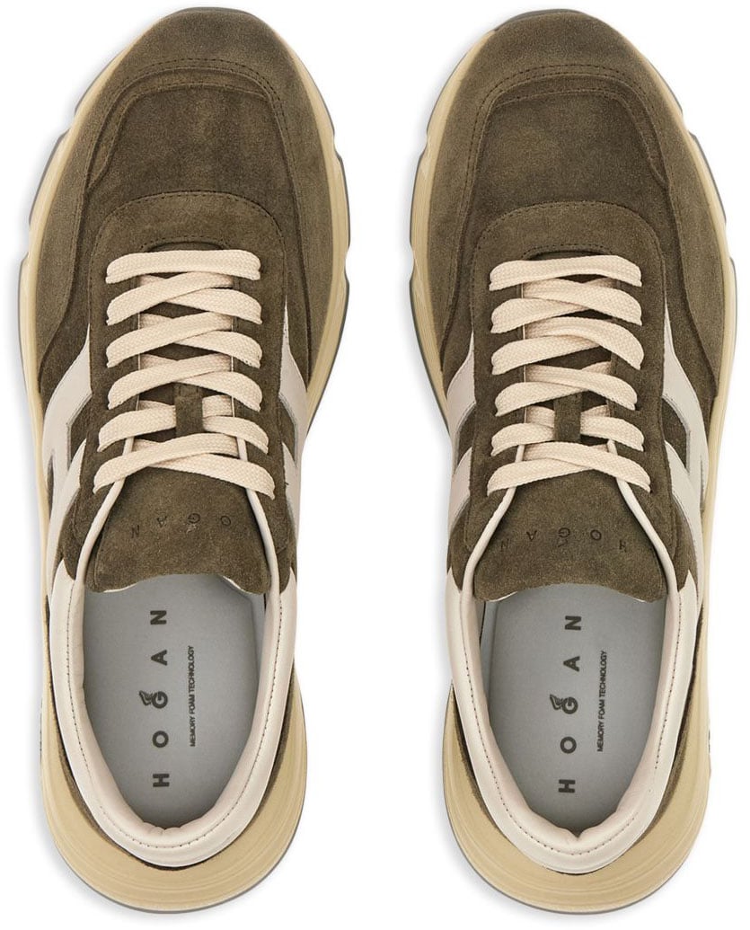 HOGAN Sneakers Green Donkergroen