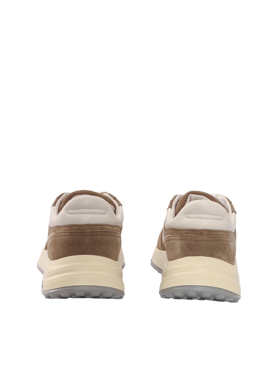 HOGAN Taupe Hyperlight Suede Logo Sneakers Bruin
