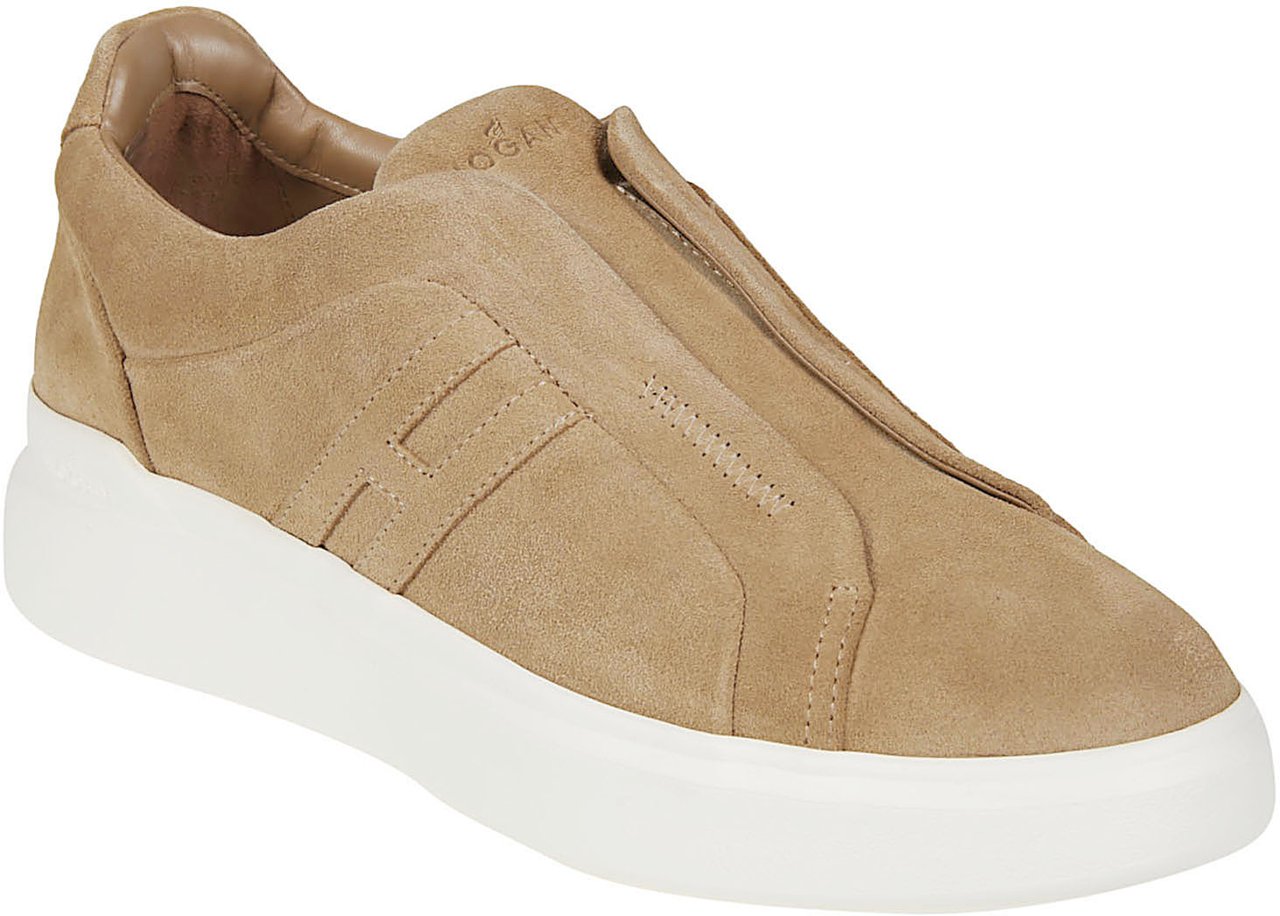 HOGAN H580 Slip On Sneakers Brown Bruin