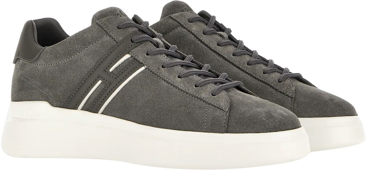 HOGAN Flat Shoes Grey Grijs