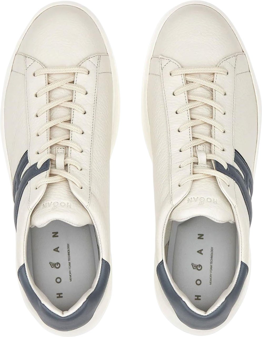 Hogan Heren H580 Allacciato H Profilo sneakers Wit