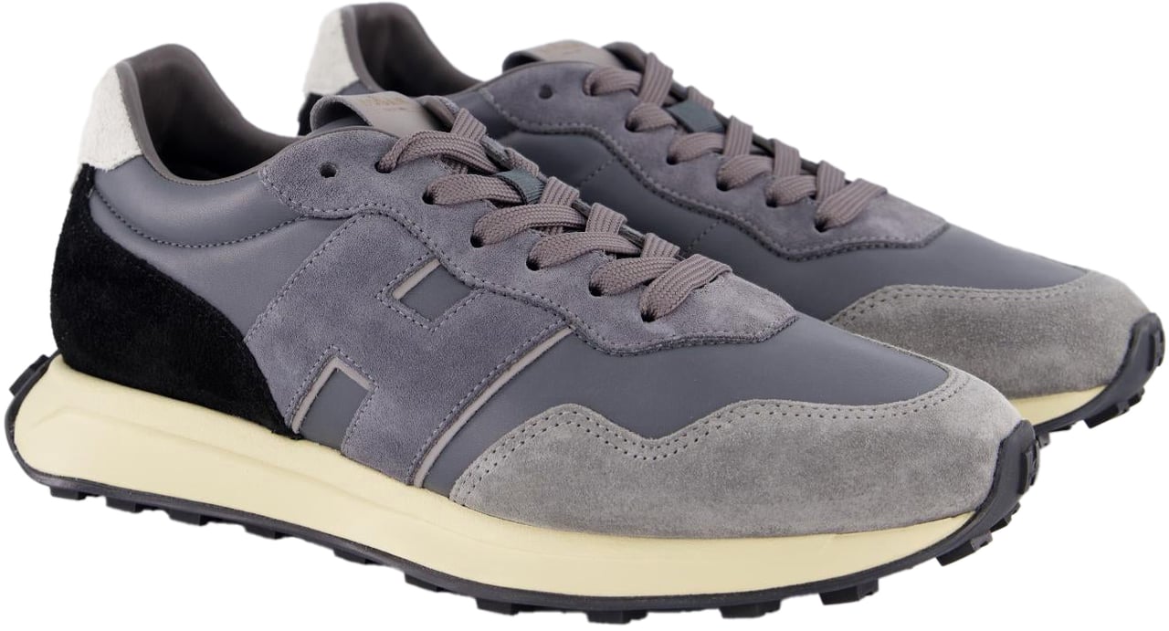 HOGAN Heren H601 Sneaker Grijs Grijs