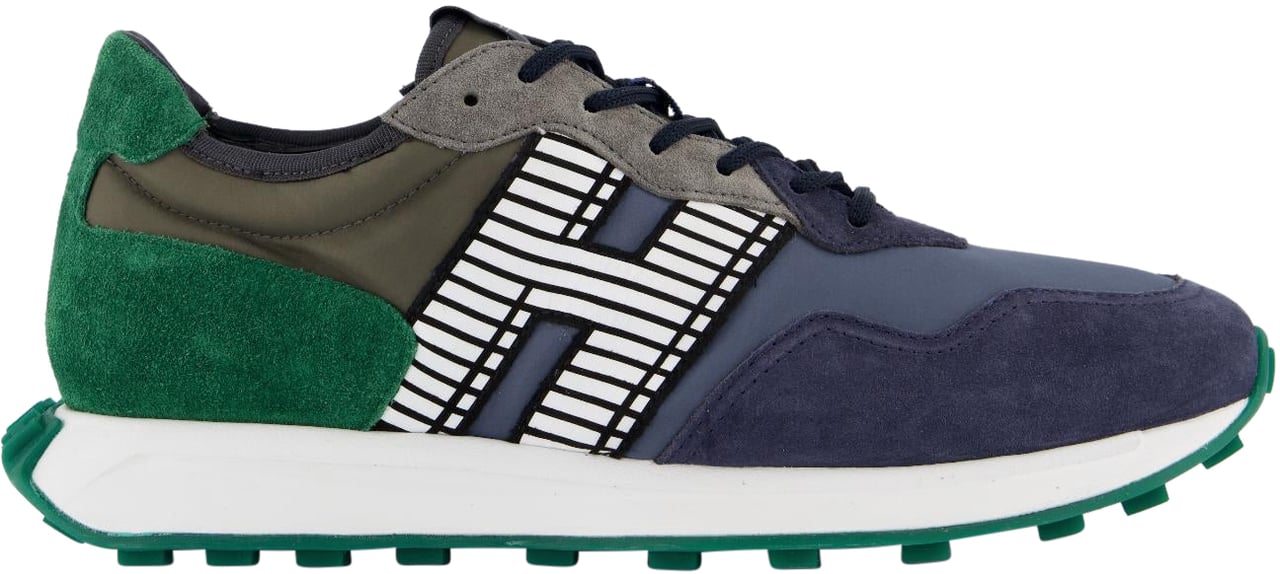 HOGAN Heren H601 Sneaker Blauw Blauw