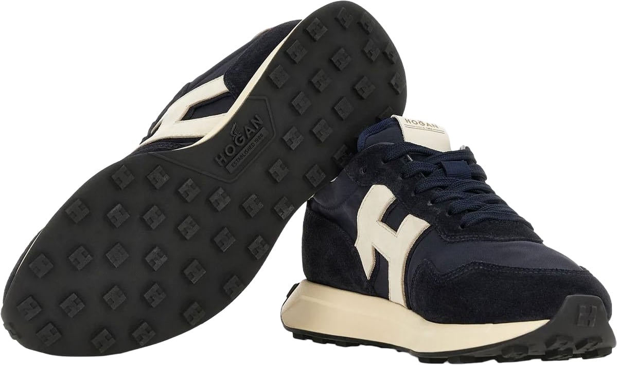HOGAN Heren H601 Allacciata H Patch Blauw
