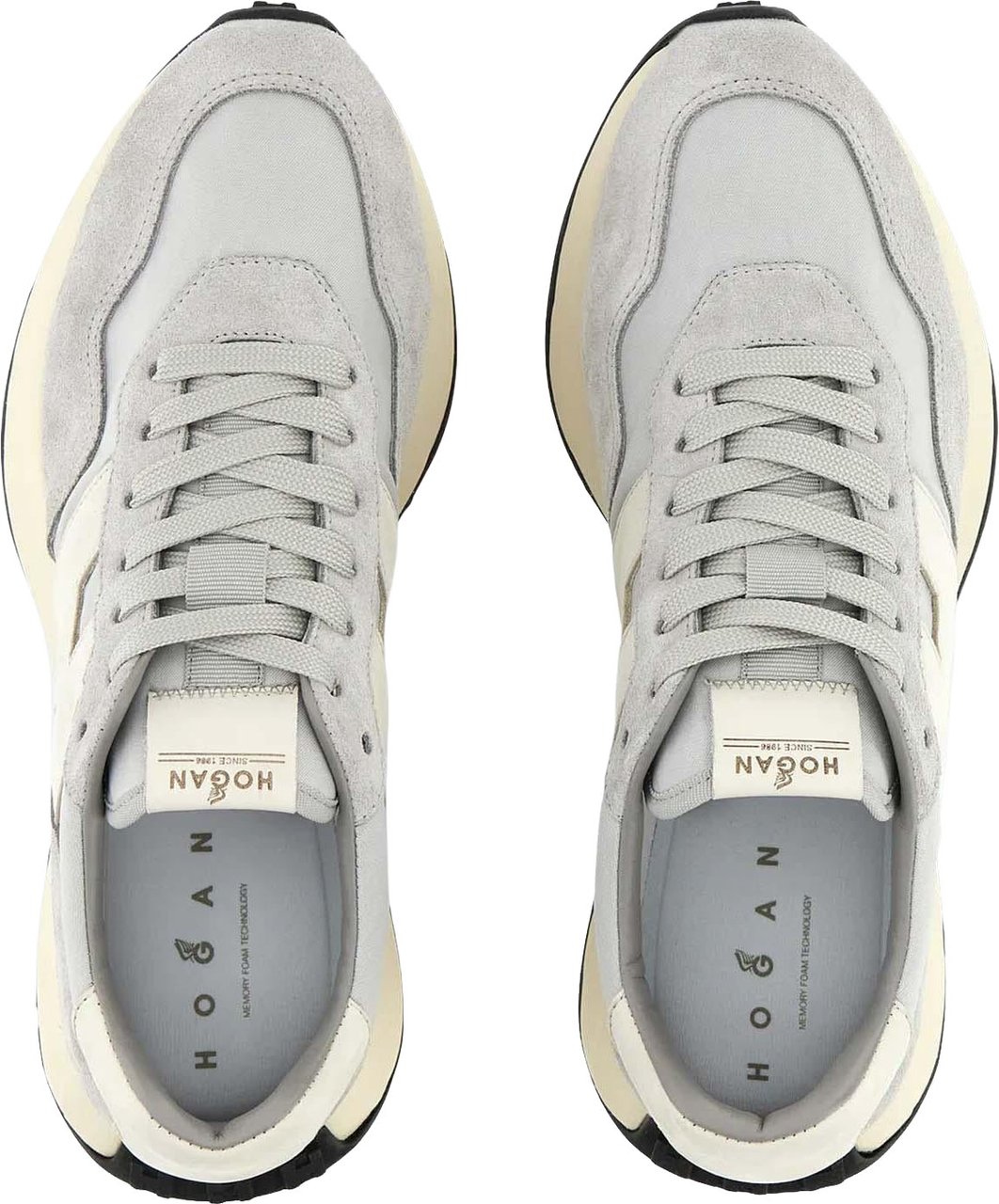 HOGAN Heren H601 Allacciata H Patch Grijs