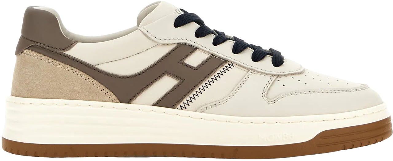 HOGAN Flat Shoes Avorio Tortora Beige