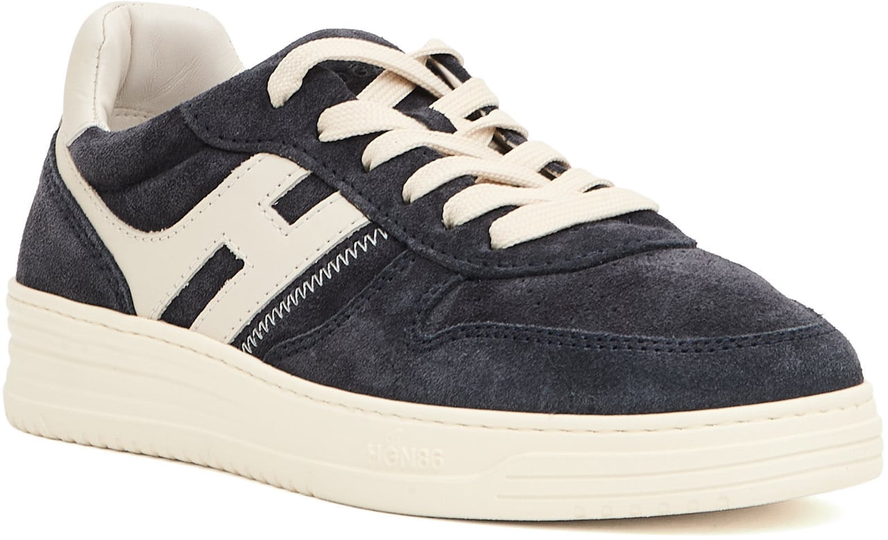 HOGAN Sneakers Basket Cam Blu Blauw