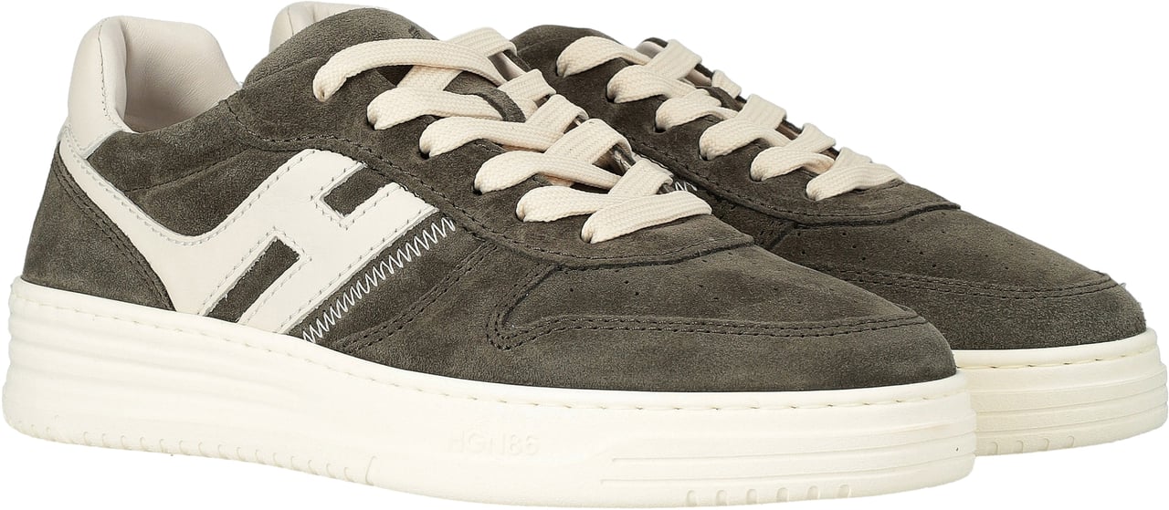 HOGAN Flat Shoes Verde Muschio Groen