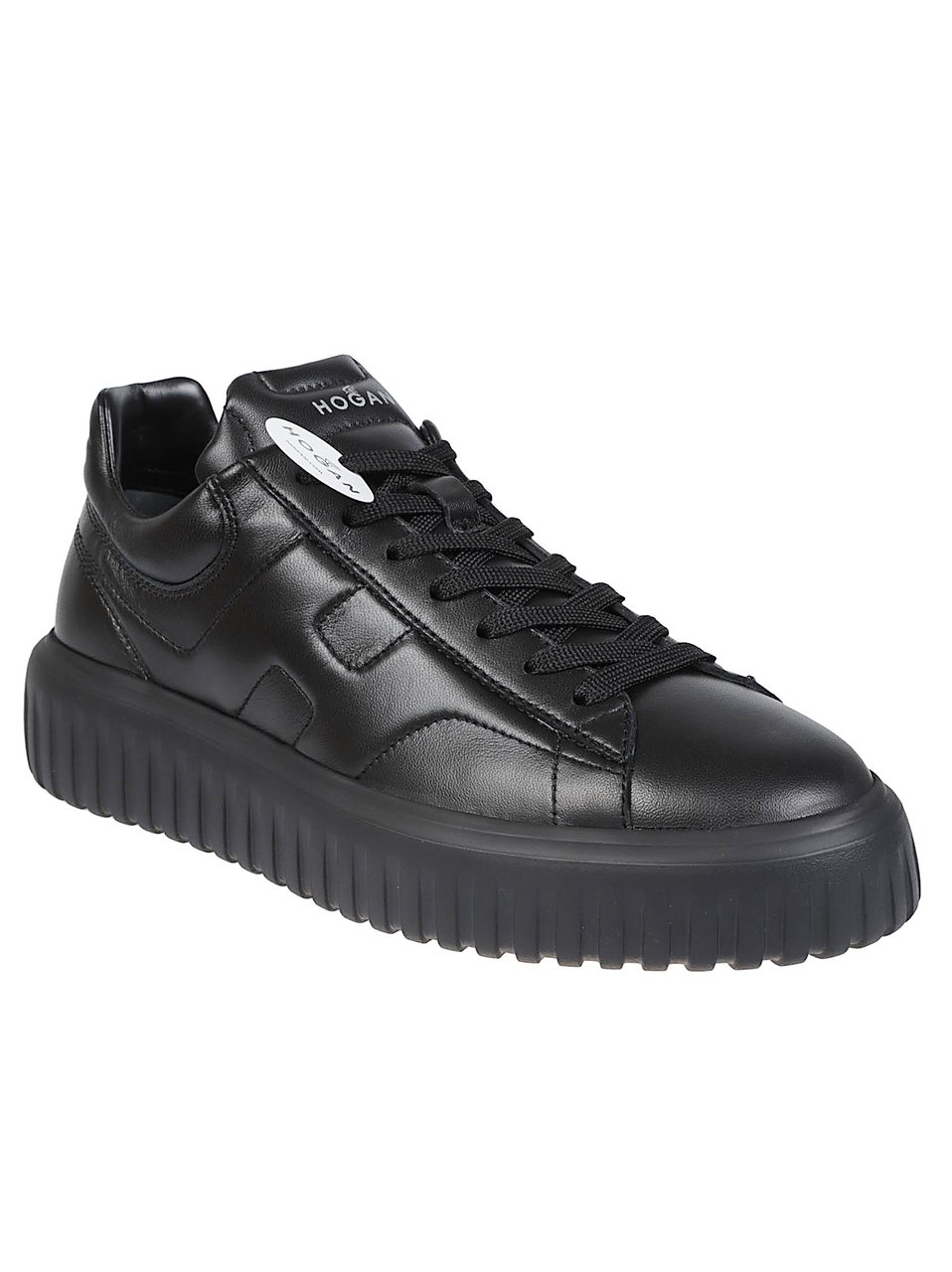 HOGAN H-stripes Sneakers Black Zwart