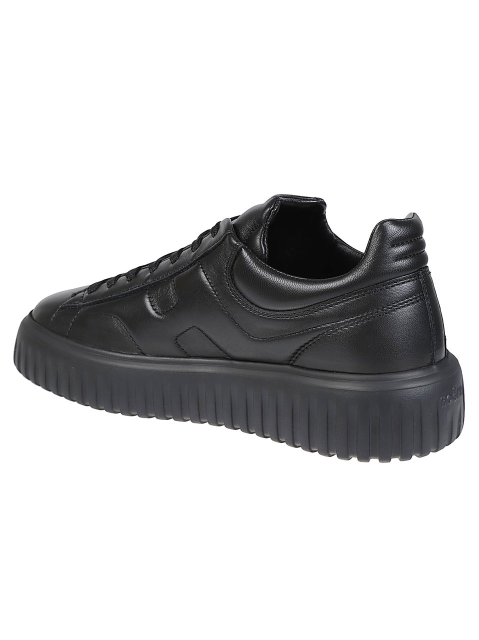 HOGAN H-stripes Sneakers Black Zwart