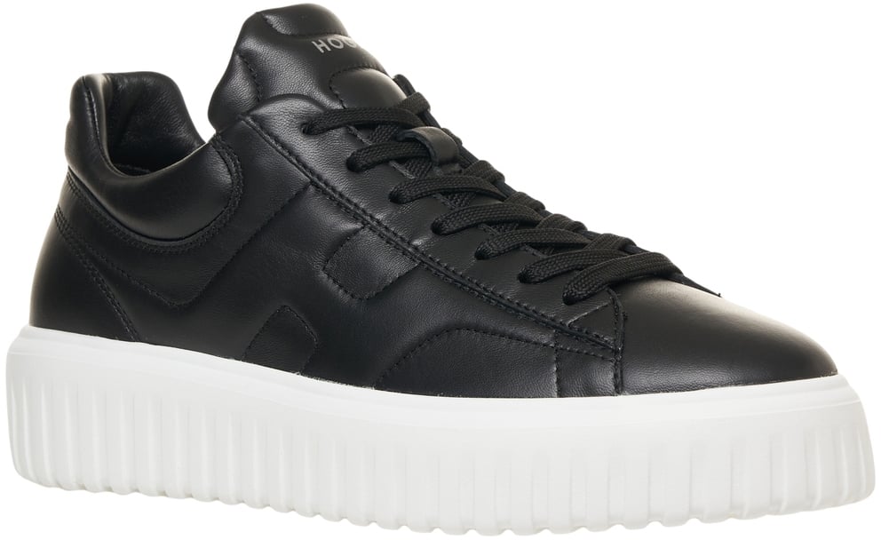 HOGAN Sneakers 'H-Stripes' Zwart