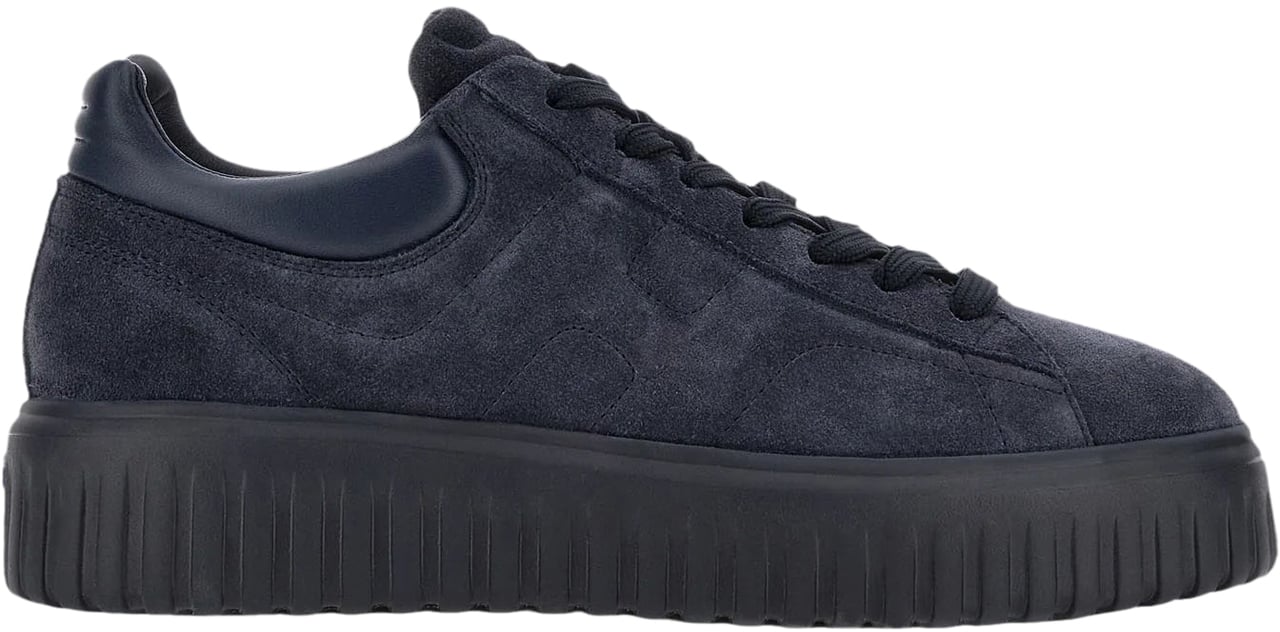 HOGAN Flat Shoes Blu Galassia Blauw