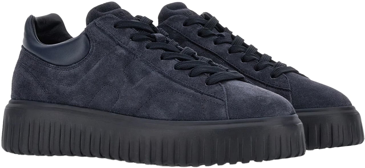 HOGAN Flat Shoes Blu Galassia Blauw