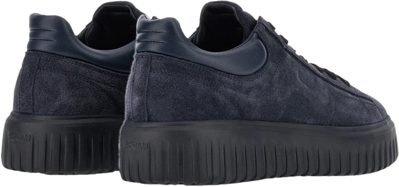 HOGAN Flat Shoes Blu Galassia Blauw