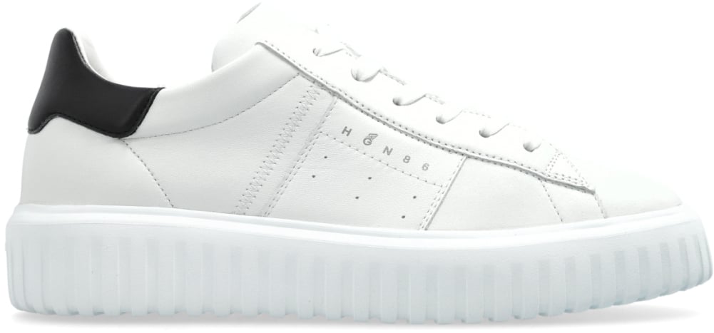 HOGAN H-stripes Logo Sneakers Wit