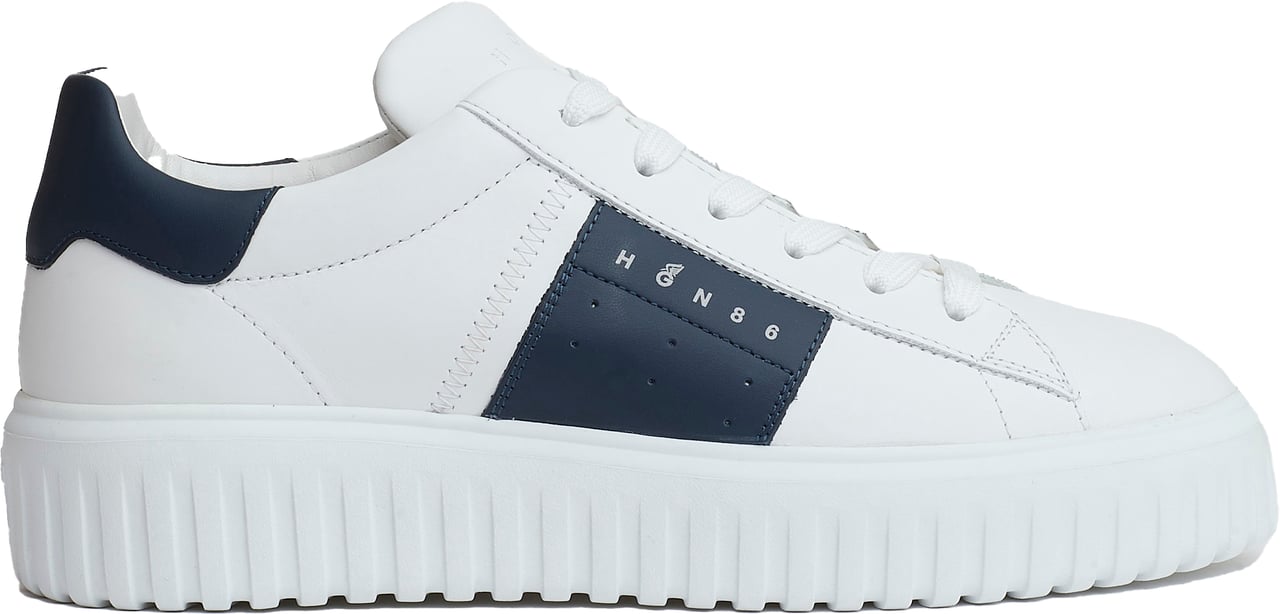 HOGAN H Stripes Bianca E Blu Wit