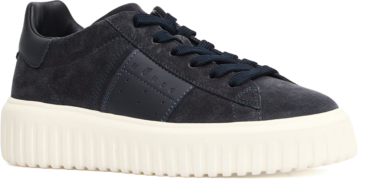 HOGAN Sneakers H Stripes Cam Blu Blauw