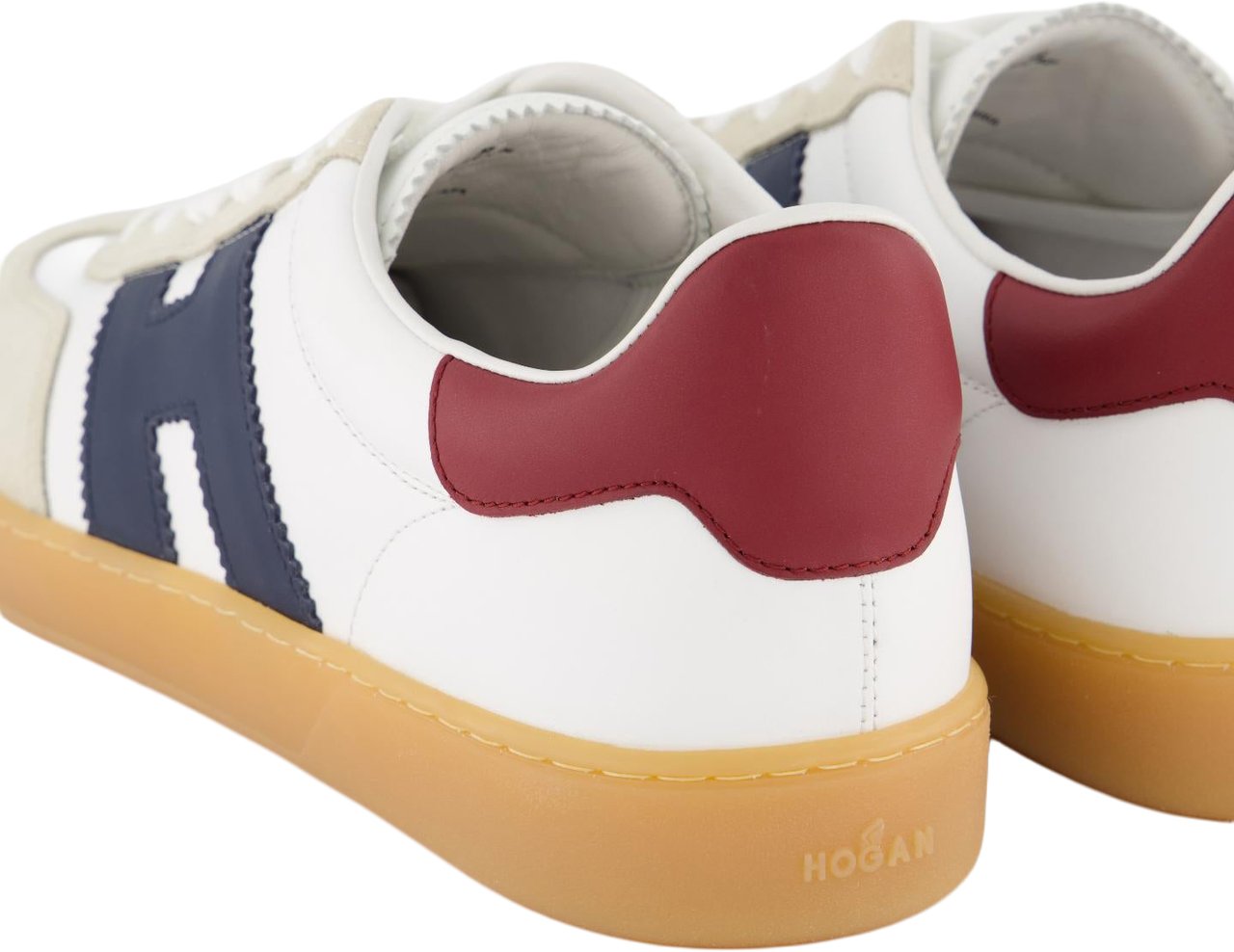 HOGAN Heren Cool Sneaker Wit/Blauw/Rood Wit