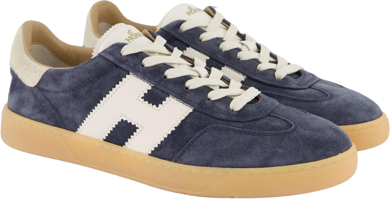 HOGAN Heren Cool Sneaker Blauw Blauw