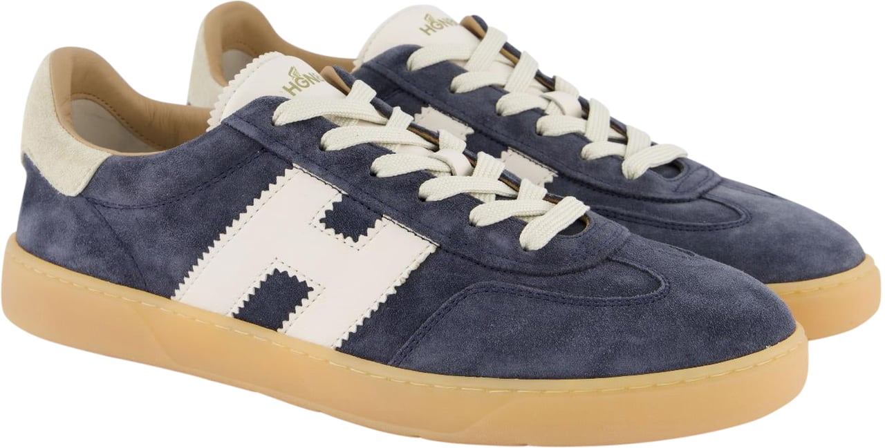 HOGAN Heren Cool Sneaker Blauw Blauw