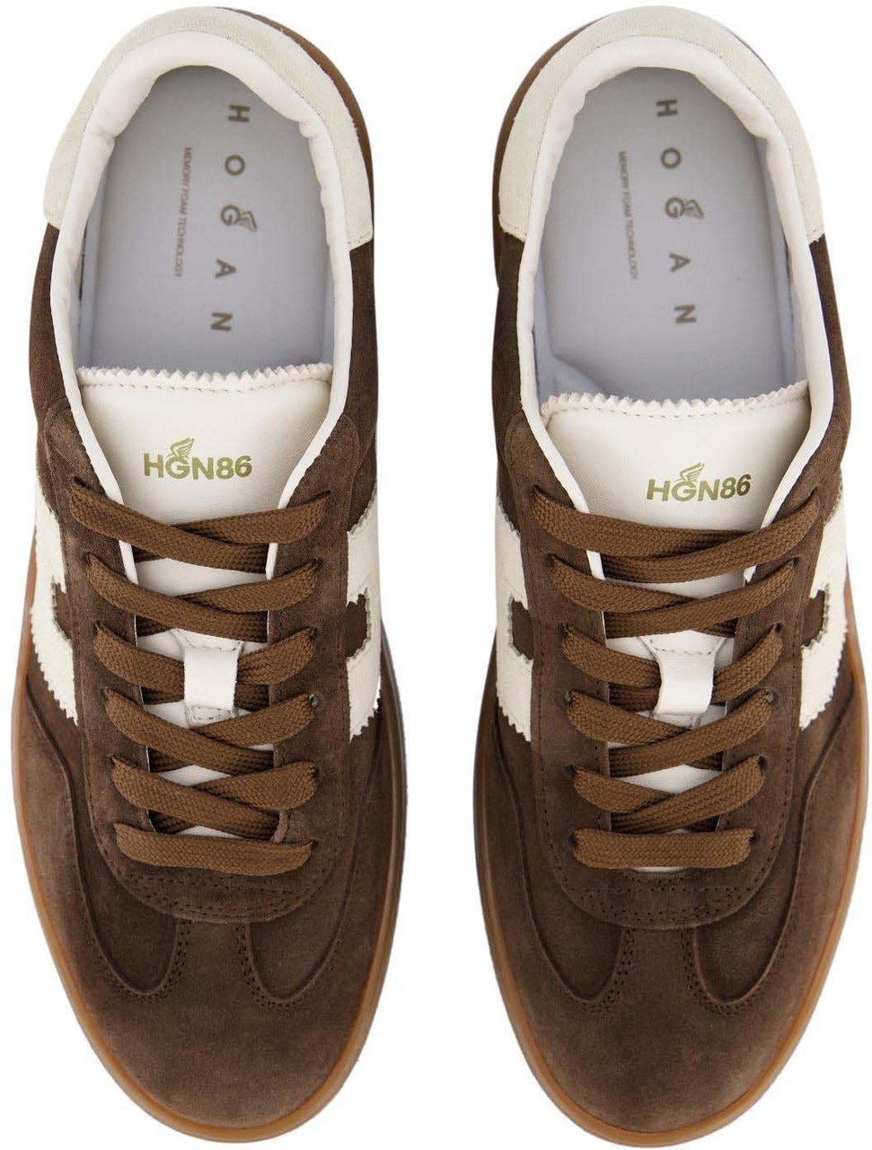 HOGAN Heren Cool Sneaker Bruin Bruin