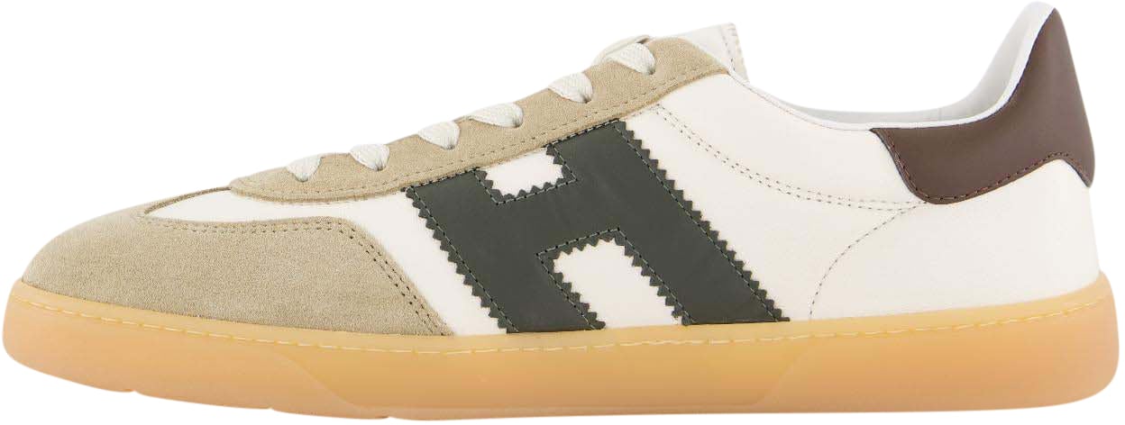HOGAN Heren Cool Sneaker Wit/Beige Wit