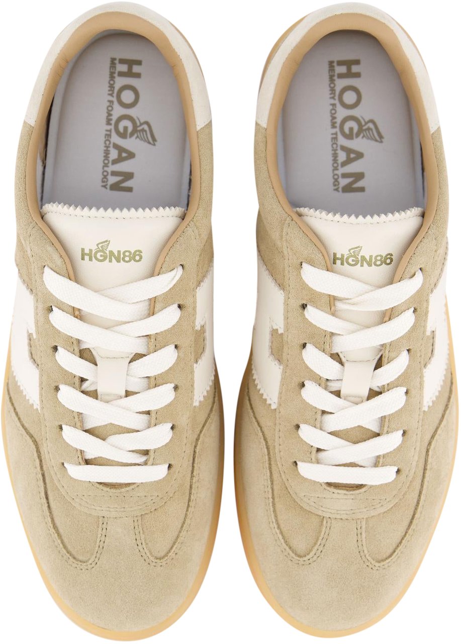 HOGAN Heren Cool Sneaker Beige Beige
