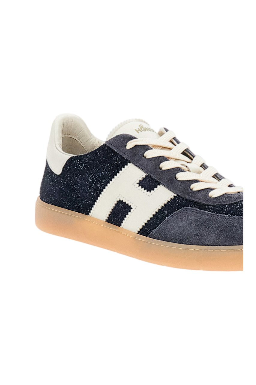 HOGAN Blue Suede Leather Cool Sneakers Blauw