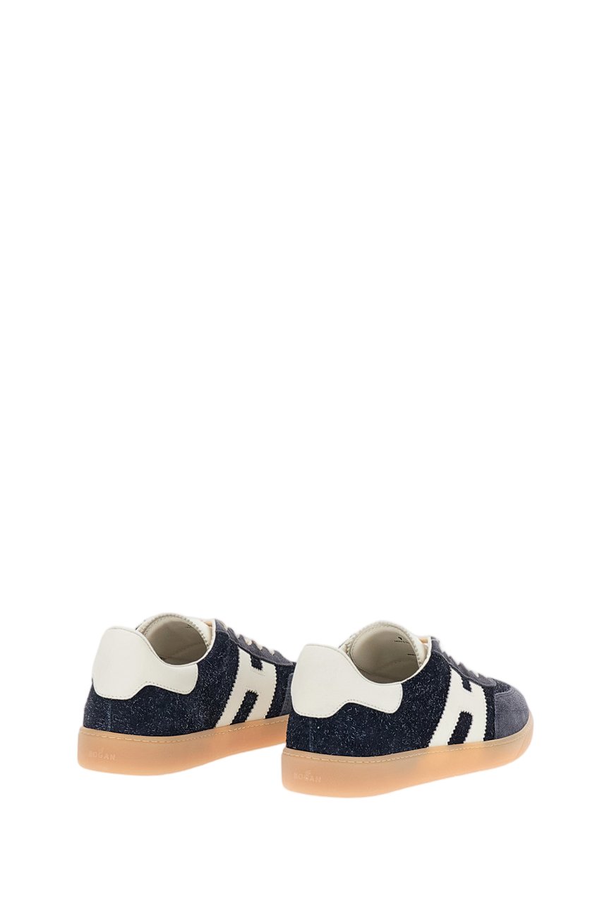 HOGAN Blue Suede Leather Cool Sneakers Blauw