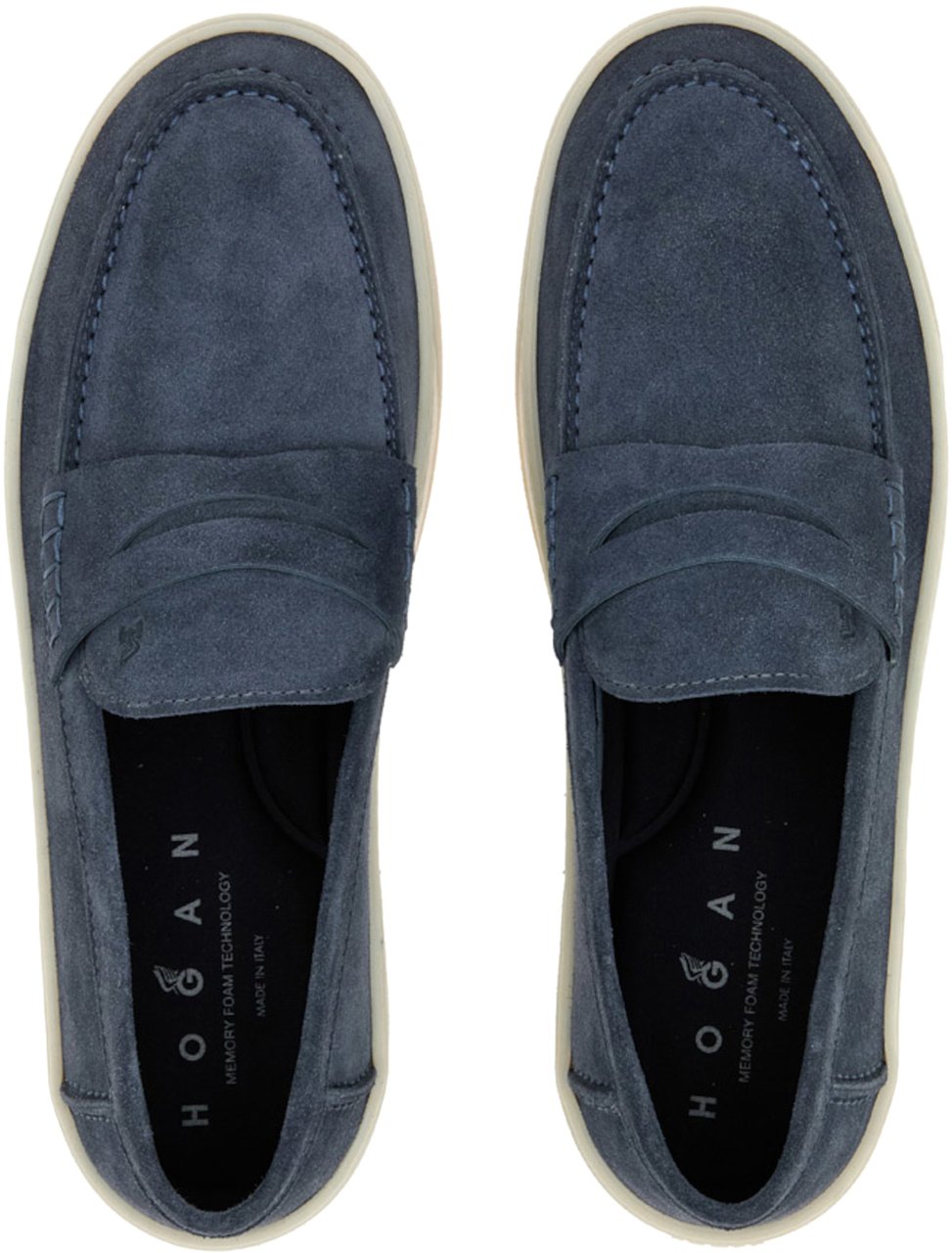 HOGAN Flat Shoes Blue Blauw