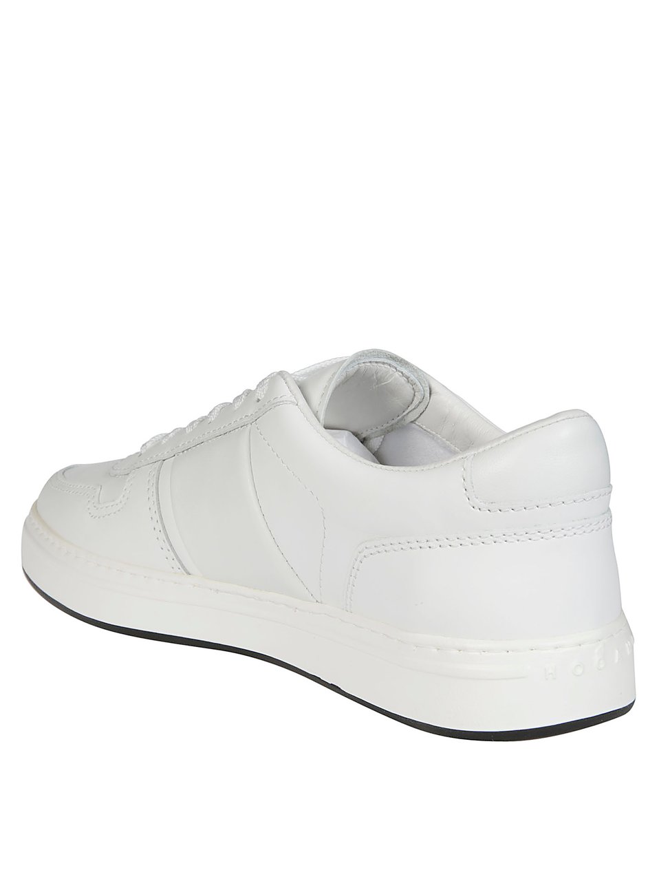HOGAN H668 Allacciato Fascia Logo Sneakers Wit