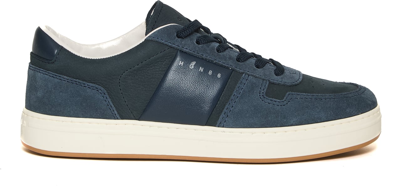 HOGAN Sneakers Nuovo Cassetta Pelle Cam Blu Blauw