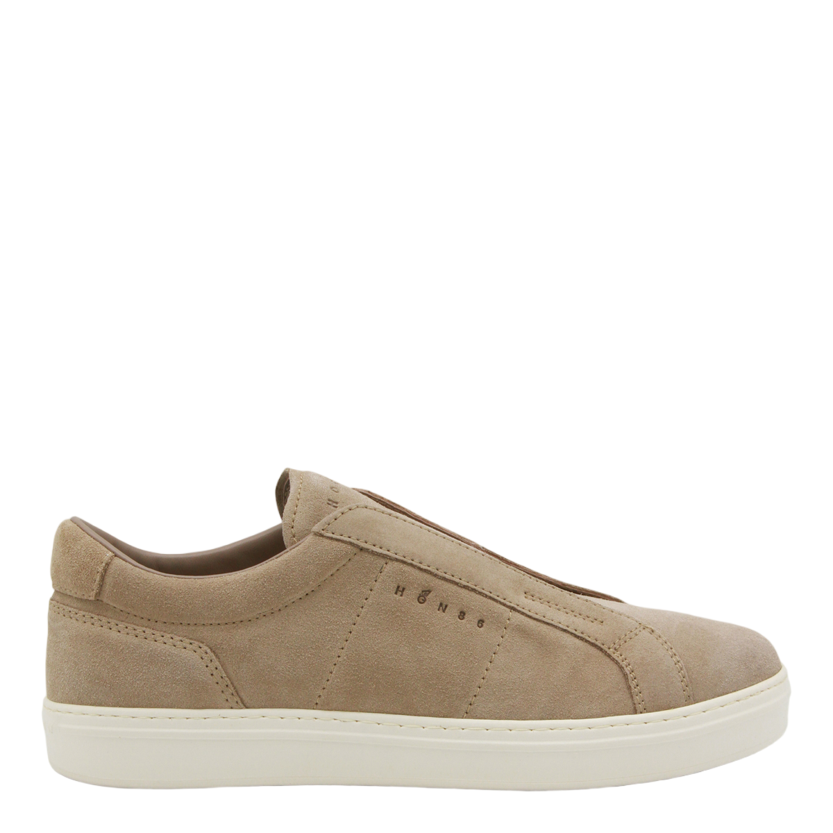 HOGAN Slip-On Sneakers with Suede Upper Neutraal