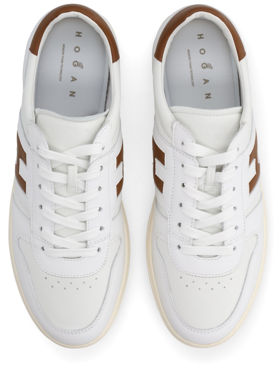 HOGAN H360 Low-Top Logo Sneakers Wit