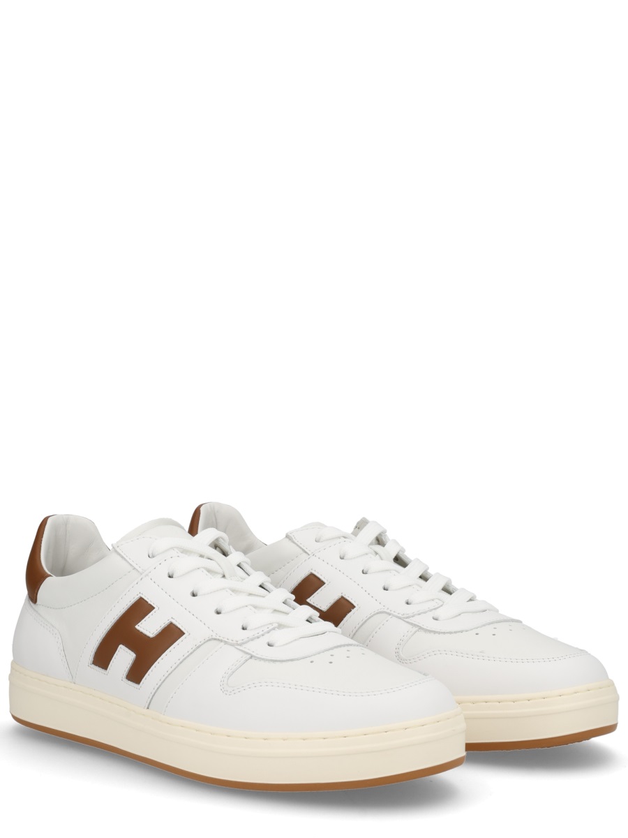 HOGAN H360 Low-Top Logo Sneakers Wit