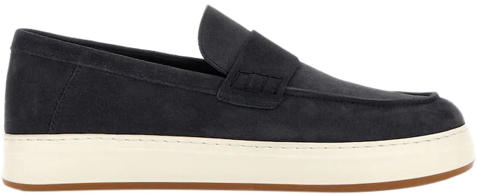 HOGAN Flat Shoes Blue Navy