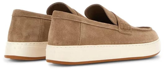 HOGAN Flat Shoes White Beige