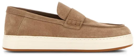 HOGAN Flat Shoes White Beige