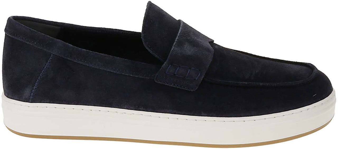 HOGAN Flat Shoes P Blu Navy