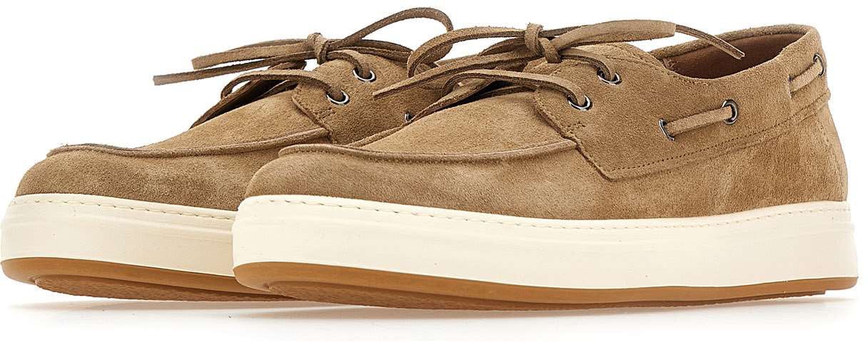 HOGAN Flat Shoes Brown Beige