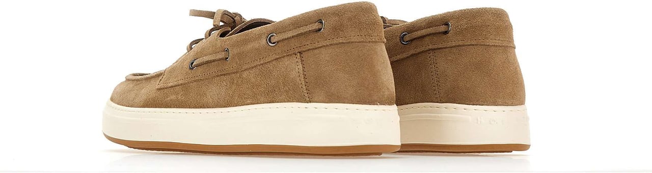 HOGAN Flat Shoes Brown Beige