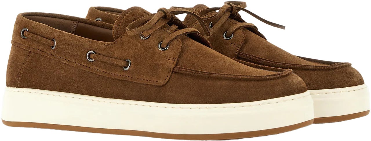 HOGAN Flat Shoes Marrone Chiaro Bruin