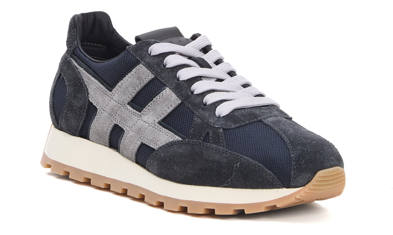 HOGAN 86r Running Cam E Tessuto Blu Blauw