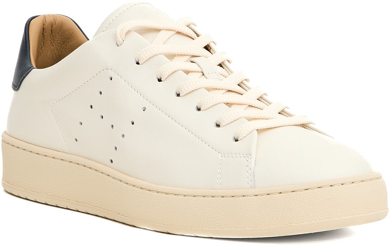 HOGAN New Cassetta Pelle Bianco Spoiler Blu Wit