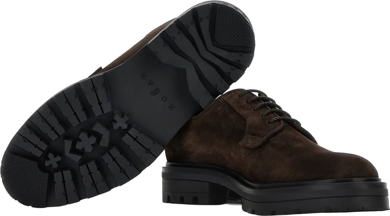 HOGAN Flat Shoes Palissandro Zwart