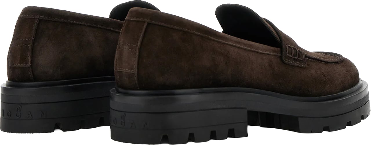 HOGAN Flat Shoes Palissandro Bruin