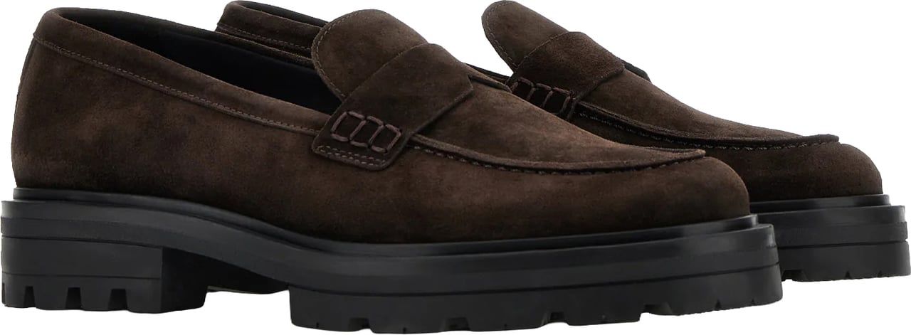 HOGAN Flat Shoes Palissandro Bruin