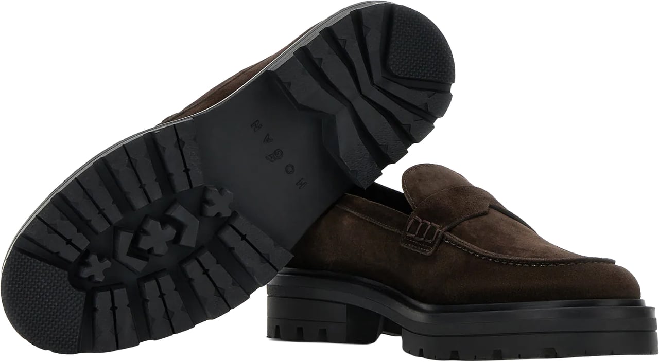 HOGAN Flat Shoes Palissandro Bruin