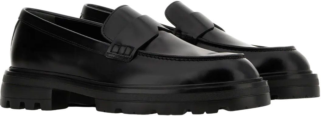 HOGAN Flat Shoes Black Zwart
