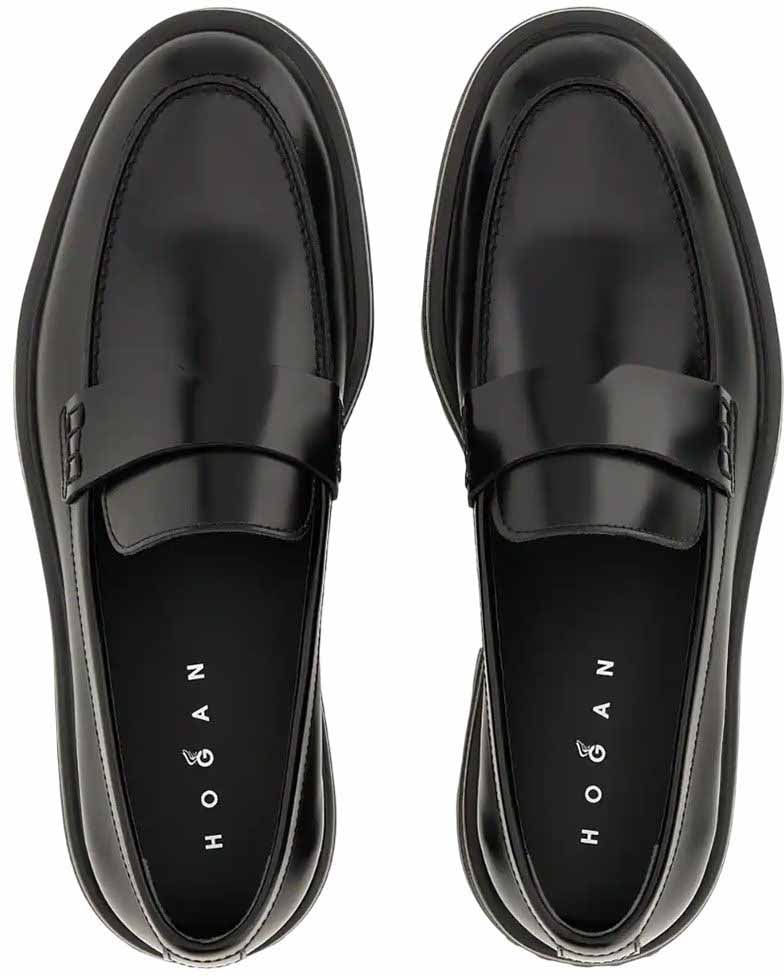 HOGAN Flat Shoes Nero Zwart
